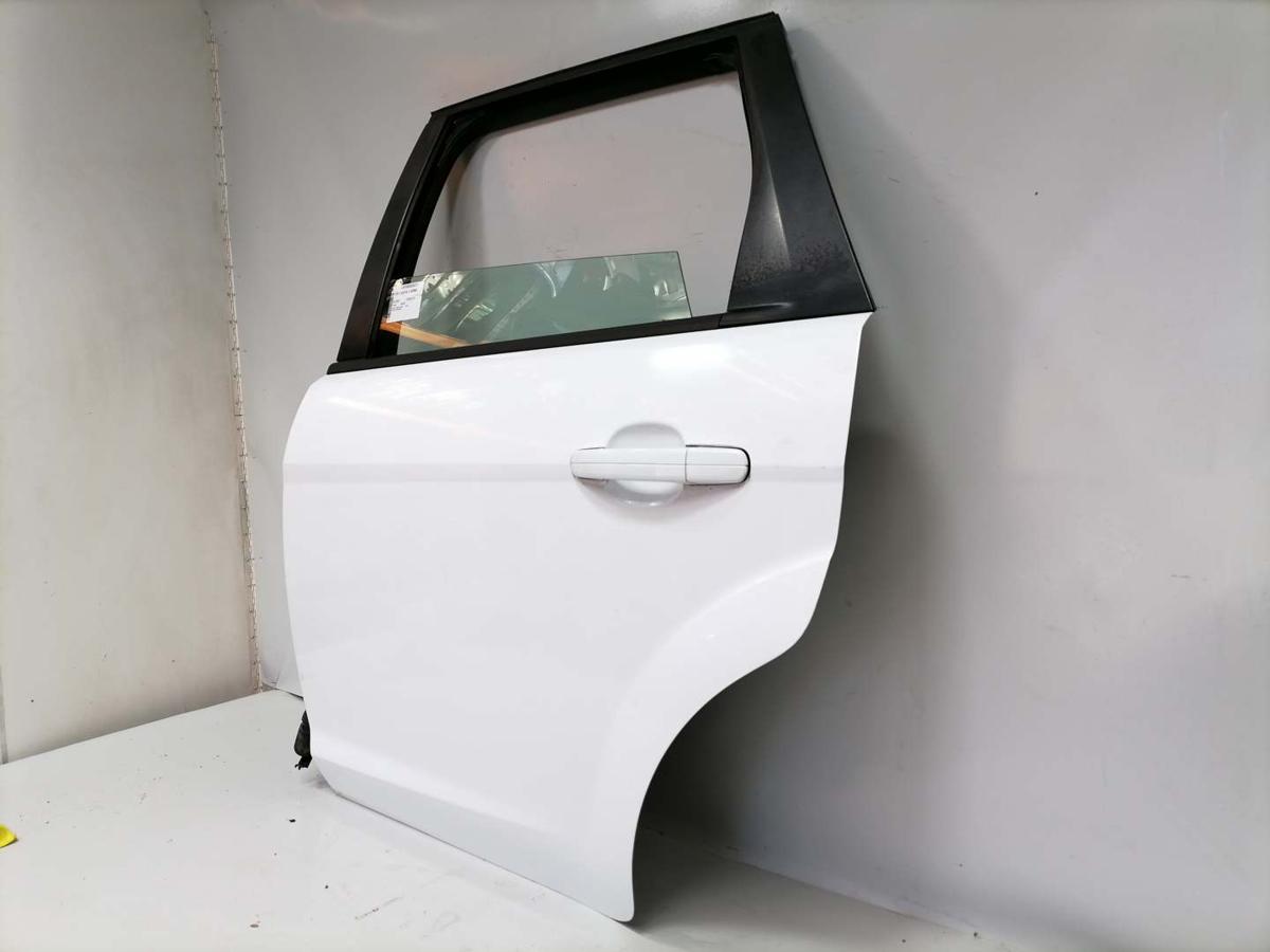 Ford Focus 2 DA3 original T&uuml;r hinten links Frost Wei&szlig; Kombi Tunier Facelift Bj.2008